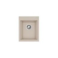Zlewozmywaki - Maidsink Argos 1B1D 39 x 48 cm beż piaskowy - miniaturka - grafika 1