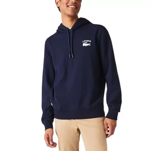 Bluza Lacoste Classic Fit Solid Hooded Sweatshirt SH9660-166 - granatowa - Bluzy sportowe męskie - miniaturka - grafika 1