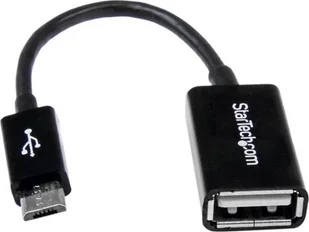 Adapter USB StarTech Cable StarTech USB 2.0 Micro B to A 0,13m M/W - Adaptery i przejściówki - miniaturka - grafika 1