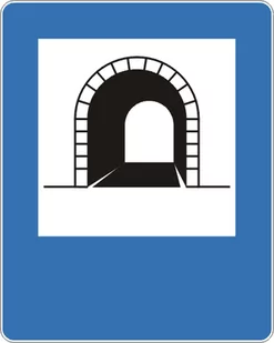 Znak drogowy informacyjny D-37 Tunel - Wyposażenie miejsc publicznych - miniaturka - grafika 1