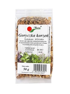 RUNO GORYCZKA KORZEŃ 50G - Przyprawy i zioła sypkie - miniaturka - grafika 1