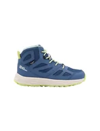 Buty dla chłopców - Jack Wolfskin Woodland 2 Texapore Mid K dziecięce buty trekkingowe, uniseks, Evening Sky, 30 EU - miniaturka - grafika 1