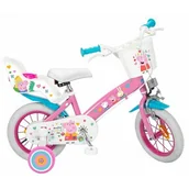 Rowery - Toimsa Peppa Pig 12 cali Różowy - miniaturka - grafika 1