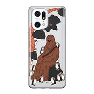 Etui i futerały do telefonów - ERT GROUP etui na telefon Oppo FIND X5 PRO, case oryginalny i oficjalnie licencjonowany przez Star Wars, wzór Chewbacca 006, optymalnie dopasowane, plecki z TPU częściowo przeźroczyste - miniaturka - grafika 1