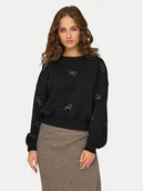 Bluzy damskie - ONLY Bluza Berit 15333887 Czarny Regular Fit - miniaturka - grafika 1