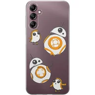 Etui i futerały do telefonów - ERT GROUP etui na telefon Samsung A14 4G/5G, case oryginalny i oficjalnie licencjonowany przez Star Wars, wzór BB 8 010, optymalnie dopasowane, plecki z TPU częściowo przeźroczyste - miniaturka - grafika 1
