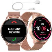 Smartwatch - SG-Gadgets DT4+ Złoty - miniaturka - grafika 1