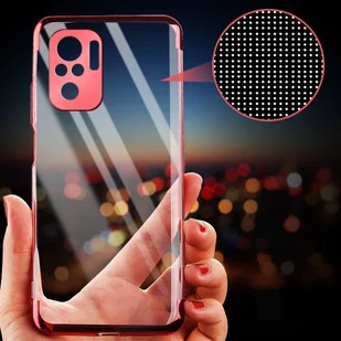 Clear Color case żelowy pokrowiec etui z metaliczną ramką Xiaomi Redmi Note 10 5G / Poco M3 Pro niebieski - Etui i futerały do telefonów - miniaturka - grafika 5