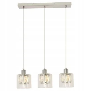Reality Elmo 338833-06 Lampa Wisząca Chrom Nad Stół Z Kryształkami - Lampy sufitowe - miniaturka - grafika 1