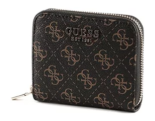GUESS Laurel SLG Phone CRO, Portfel Kobiety, Jeden rozmiar, Brązowe logo, 70AA - Portfele - miniaturka - grafika 1