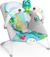 Leżaczki i huśtawki - Baby Einstein BABY EINSTEIN Musical Bouncer KICK TO IT Neptune, 0 - 6 m., BLUE, 13102 - miniaturka - grafika 1