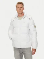 Kurtki męskie - Calvin Klein Jeans Kurtka puchowa Essentials J30J325946 Biały Regular Fit - miniaturka - grafika 1