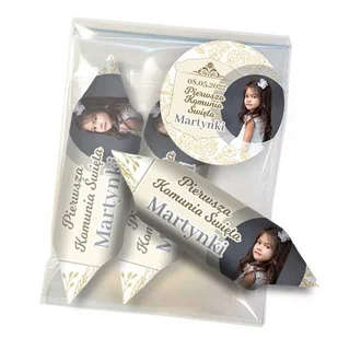 Krówki personalizowane ze zdjęciem komunia święta - Cukierki - miniaturka - grafika 1