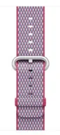 Akcesoria do smartwatchy - Apple Pasek z plecionego nylonu w kolorze maliny (w kratkę) do koperty 42 mm MQVN2ZM-A - miniaturka - grafika 1