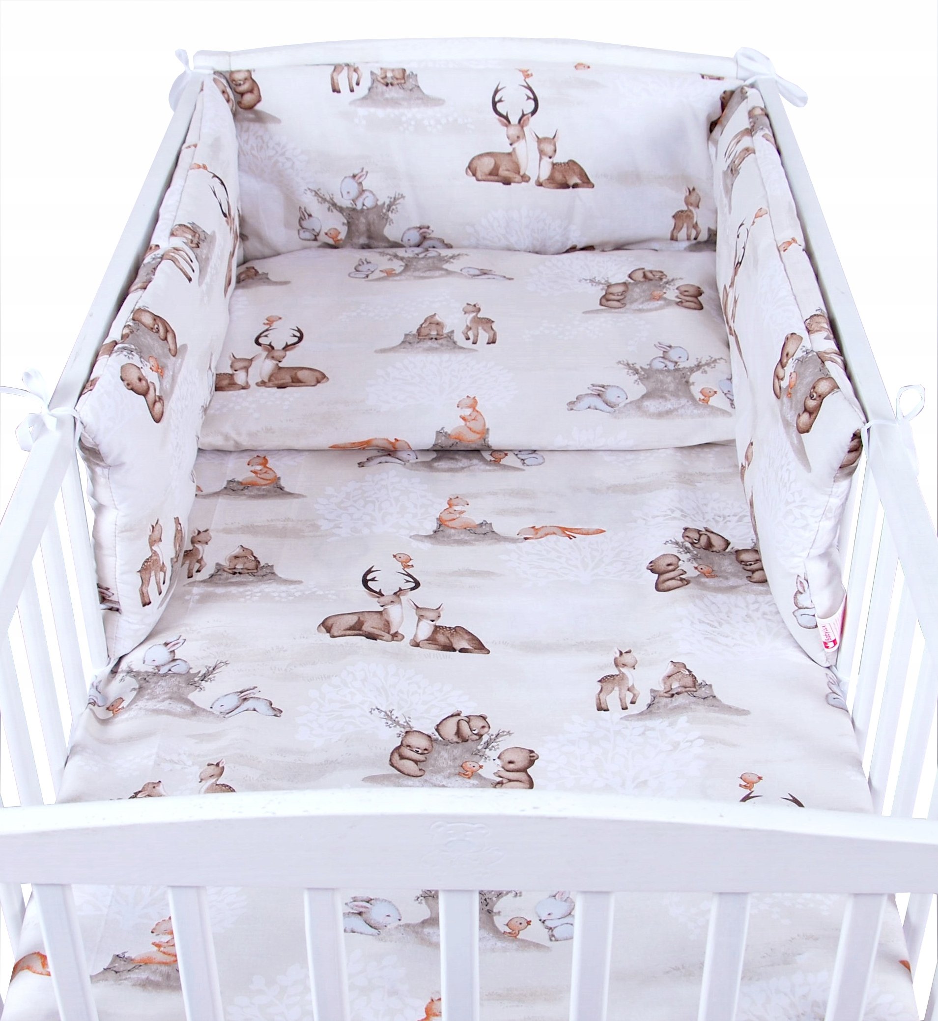 BabyLux Pościel Do Łóżeczka 120x60 Dziecięca Niemowlęca 120X90 cm 6EL N133