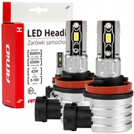 Żarówki samochodowe - 2x Żarówki Led Ledowe H8 H9 H11 Led Mini Homologacja Do Auta Samochodu - miniaturka - grafika 1