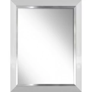 Ars Longa Venice lustro 133x73 cm prostokątne biały połysk VENICE60120-B - Lustra - miniaturka - grafika 1