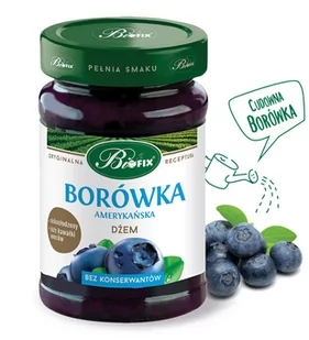 Bifix Dżem z borówek amerykańskich niskosłodzony 290g Bifix - Dżem - miniaturka - grafika 1