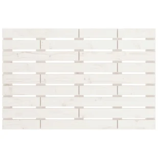 Wezgłowie łóżka, białe, 81x3x63 cm, lite drewno sosnowe Lumarko! - Inne meble do sypialni - miniaturka - grafika 5