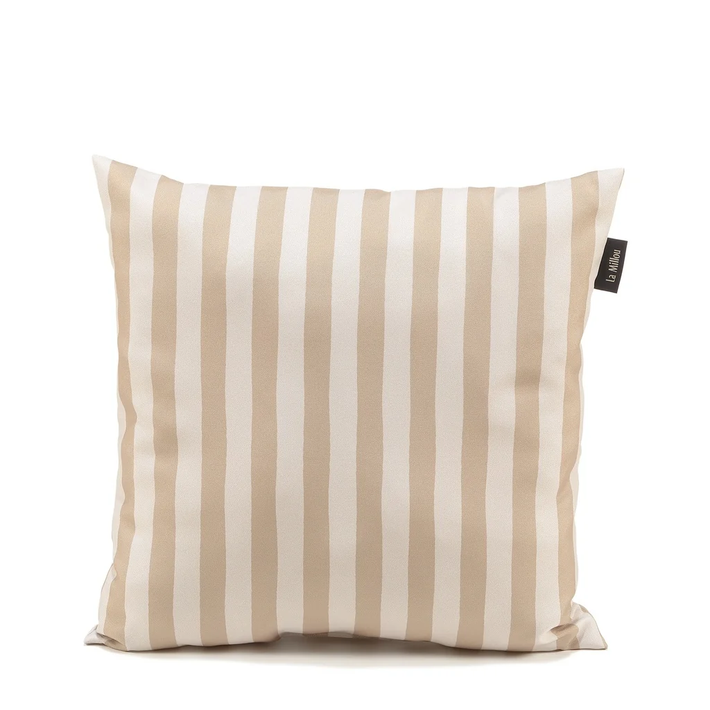 La Millou - Poduszka Ogrodowa STRIPES BEIGE 70x50