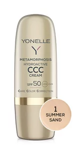 Yonelle Metamorphosis hydroaktywny krem koloryzujący CCC SPF 50 1 Summer Sand 30ml - Kremy CC - miniaturka - grafika 1