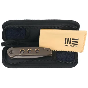 Nóż składany WE Knife Shakan LE No 176/210 Bronze Titanium, Gray Stonewashed CPM 20CV (WE20052B-2) - Noże - miniaturka - grafika 8