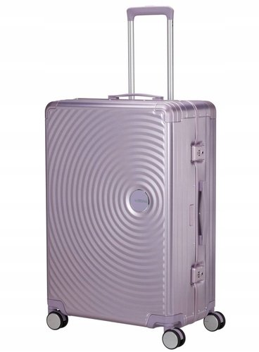 Walizka duża American Tourister Soundbox Alu - stormy lilac