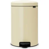 Kosze na śmieci - Brabantia Kosz pedałowy newIcon, migdałowy, 20 l - miniaturka - grafika 1