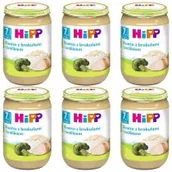 Dania dla dzieci - Hipp Risotto z brokułami i królikiem po 7. miesiącu zestaw 6 x 220 g - miniaturka - grafika 1