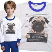 Piżamy dla dziewczynek - Piżama dziecięca Zły Pies Mops Bad Puggy 98/104 - VoloDonum - miniaturka - grafika 1