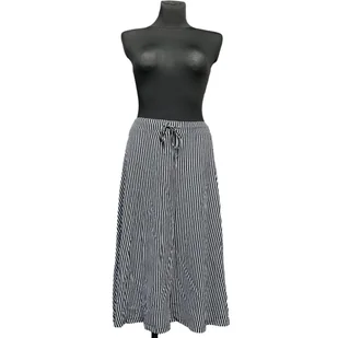 Tom Tailor Spódnica Długa Maxi Elegancka Wygodna Czarno Biała w Paski Rozmiar 40 - Spódnice - miniaturka - grafika 1