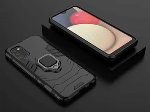 Etui Alogy Stand Ring Armor do Samsung Galaxy A02s/ A03s 164mm czarne - Akcesoria do tabletów i e-booków - miniaturka - grafika 8