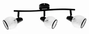 Megan - listwa 3 płomienna czarny 831003-30 - Lampy ścienne - miniaturka - grafika 1