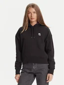 Bluzy damskie - KARL LAGERFELD Bluza A3W20053 Czarny Regular Fit - miniaturka - grafika 1