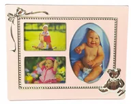 Ramki na zdjęcia - Ramka dziecięca różowa na 3 zdjęcia - miniaturka - grafika 1
