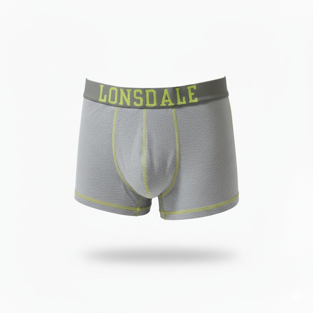 LONSDALE Bokserki Męskie SZARE 1 Sztuka 20025 S