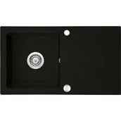 Zlewozmywaki - Deante Zlewozmywak Zorba ZQZ N113 Czarny - miniaturka - grafika 1