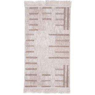 Dywan z frędzlami Akzaz Masay beżowy 60 x 100 cm - Dywany - miniaturka - grafika 1