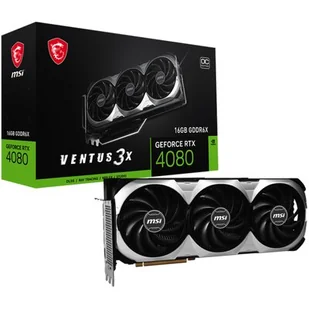 MSI GeForce RTX 4080 16GB VENTUS 3X OC - Karty graficzne - miniaturka - grafika 1