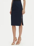 Spódnice - Rinascimento Spódnica ołówkowa CFC0127985003 Granatowy Slim Fit - miniaturka - grafika 1