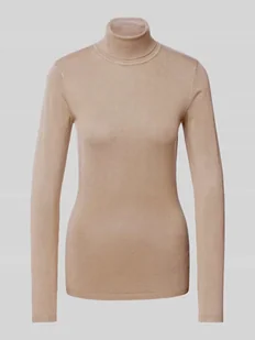 Sweter z dzianiny z golfem model ‘IHMAFA’ - Swetry damskie - miniaturka - grafika 1