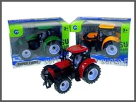 Samochody i pojazdy dla dzieci - Hipo Traktor 15cm z napędem w pud - miniaturka - grafika 1