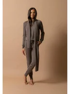 Apaszki i szaliki damskie - Perfect Cashmere Kaszmirowy szal "Kelly" w kolorze brązowym - 200 x 30 cm - miniaturka - grafika 1