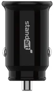 Ładowarki samochodowe - Ładowarka Standart GT-ZJ21, USB/USB Type-C, czarna - miniaturka - grafika 1