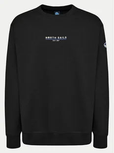 North Sails Bluza 691226 Czarny Comfort Fit - Bluzy męskie - miniaturka - grafika 1