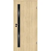 Drzwi wewnętrzne - Skrzydło drzwiowe 90P pokojowe dąb amber lakierowane vega prawe - miniaturka - grafika 1