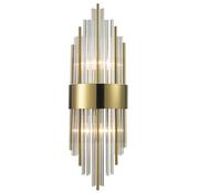Lampy ścienne - Lampa ścienna stylowa kinkiet DRACO złota 60 cm ST-88003W-M gold - Step Into Design - miniaturka - grafika 1