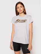 Koszulki i topy damskie - Asics T-Shirt Logo Graphic 2032B406 Szary Regular Fit - miniaturka - grafika 1