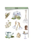 Pasmanteria - Naklejki wiosenne ogrodowe dla ogrodniczki kwiaty - miniaturka - grafika 1