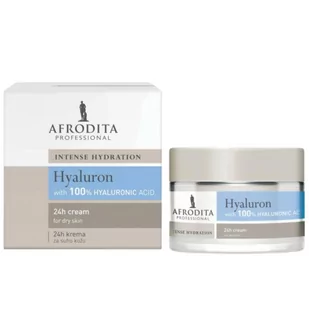 Afrodita Hyaluron, Krem 24h Do Skóry Suchej, 50ml - Kremy do twarzy - miniaturka - grafika 1